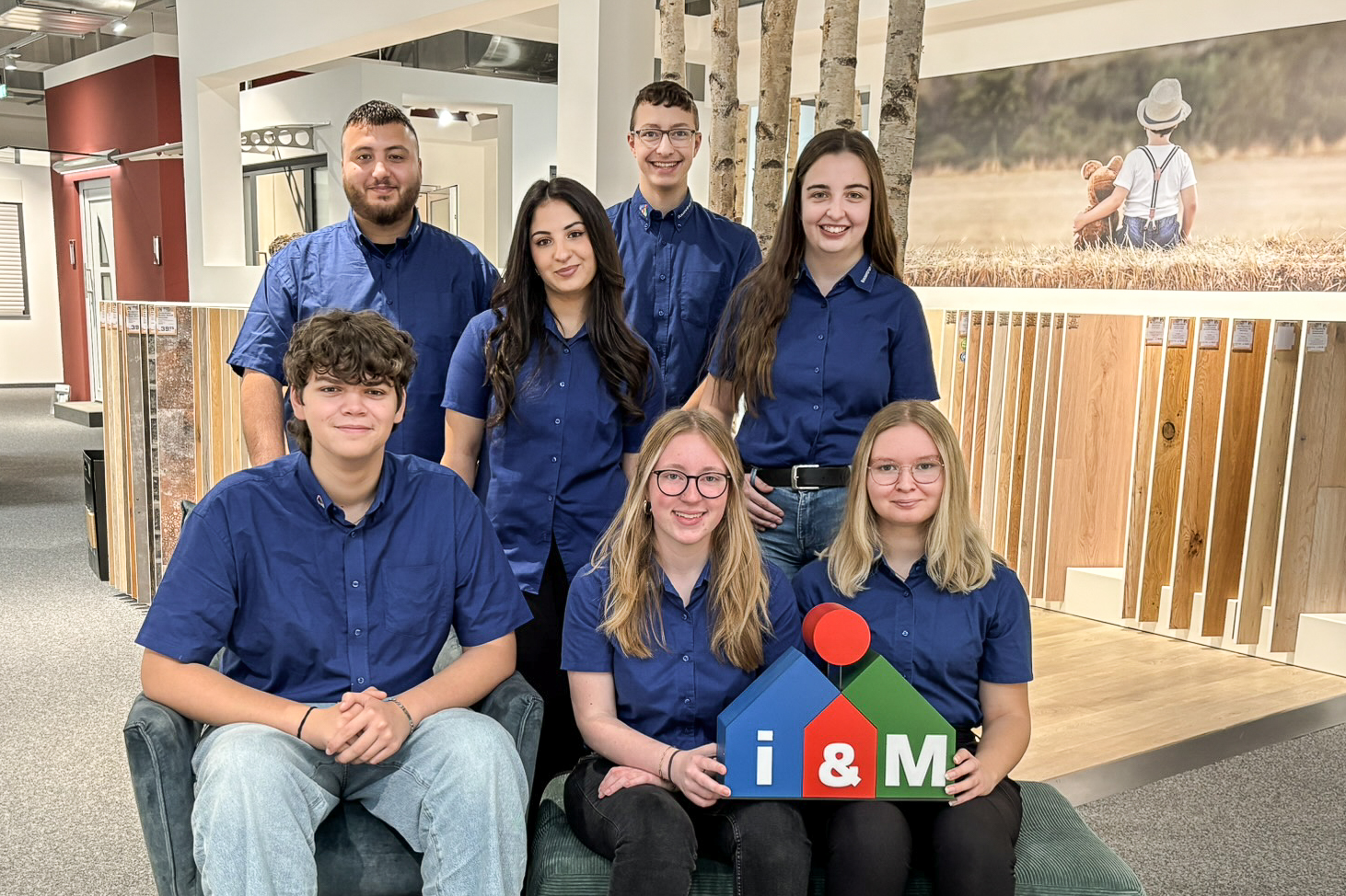 Azubis i&M Bauzentrum Mies 2025